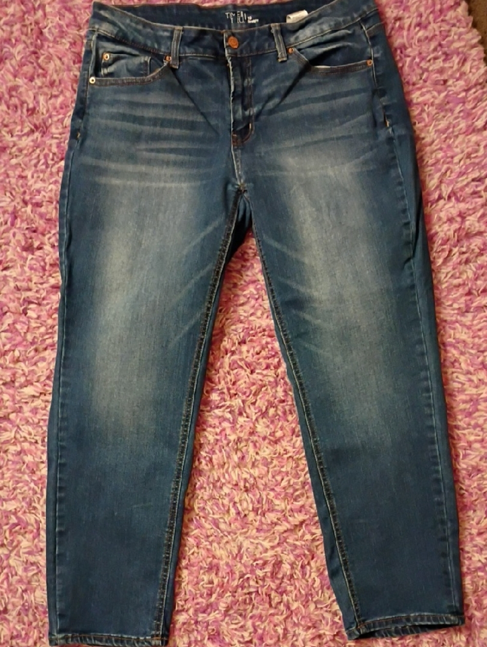 Time and Tru Dark Blue Skinny Jeans